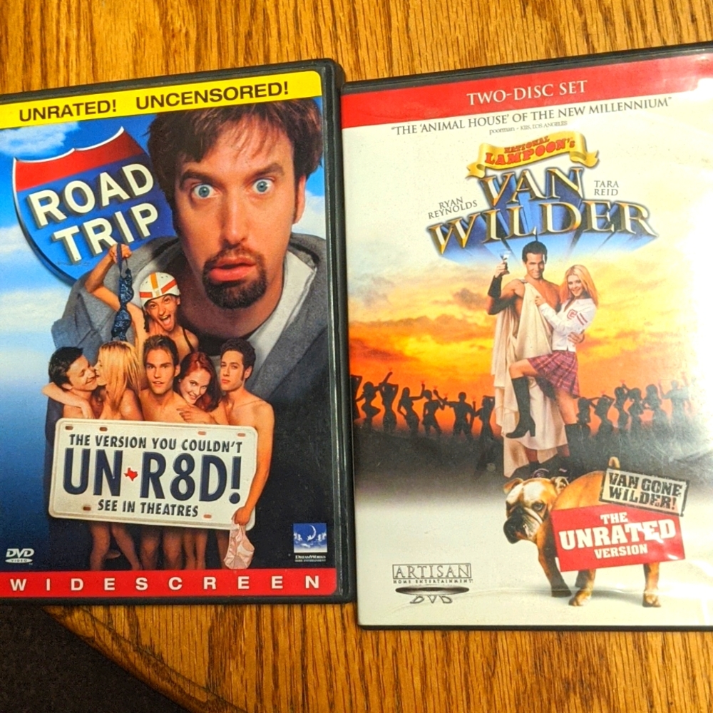 5 for $20 - DVDs funny set Road Trip National Lampoon's Van Wilder